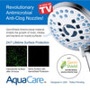 AquaCare Antimicrobial AS Seen On TV Handheld Shower Head Stainless Steel 1 pk
