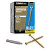 Hillman Power Pro No. 10  x 3-1/2 in. L Star Wood Screws 1 lb.
