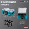 Makita 15.33 in. W X 6.38 in. H X 10.93 in. D Deep Organizer Teal