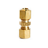 1/4 in. Compression X 1/4 in. D Compression Yellow Brass Union (Pack of 5)