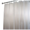 InterDesign 96 in. H x 72 in. W Frost Eva Shower Curtain Liner Vinyl (Pack of 4)