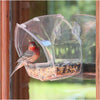 Perky-Pet Wild Bird 1 cups Plastic Window Bird Feeder 1 ports