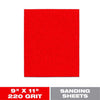 Diablo 11 in. L X 9 in. W Aluminum Oxide 220 Grit Ultra Fine Sanding Sheet (Pack of 50)