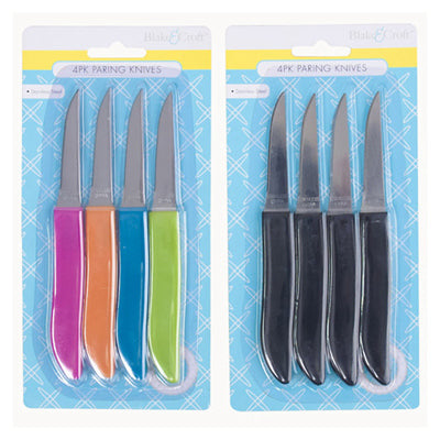 Paring Knife Set, Assorted Colors, 5.75-In., 4-Pk. (Pack of 24)