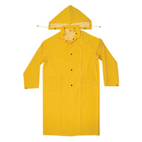 CLC Climate Gear Yellow PVC-Coated Polyester Rain Jacket XXL