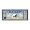 NFL - Los Angeles Chargers Ticket Runner Rug - 30in. x 72in.