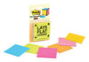 Post it F330-6CUBERFIL 3" X 3" Full Stick Post-it® Notes Assorted Colors (Pack of 6)