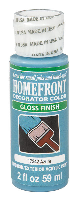 Homefront Gloss Azure Hobby Paint 2 oz. (Pack of 3)