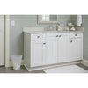 Rubbermaid Spa Works 9 qt. Clear Vanity Wastebasket (Pack of 6)