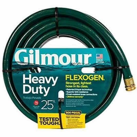 Gilmour 843251-1001 3/4 X 25' 8 Ply Flexogen Premium Duty Garden Hose