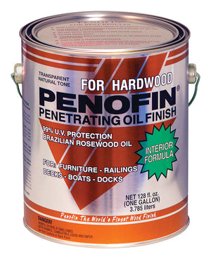 Penofin Transparent Natural Oil Penetrating Hardwood Stain 1 gal. (Pack of 4)