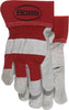 Boss Men's Indoor/Outdoor Work Gloves Red/White L 1 pair