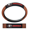 University of Georgia Football Grip Steering Wheel Cover 15" Diameter