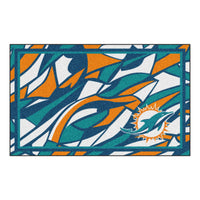 NFL - Miami Dolphins XFIT 4ft. x 6ft. Plush Area Rug