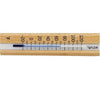 Taylor Tube Thermometer Wood Brown 6.5 in.