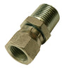 Apache Steel 3/8 in. D X 3/8 in. D Hydraulic Adapter 1 pk