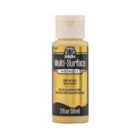 Folkart Metallic 14K Gold Hobby Paint 2 oz. (Pack of 3)