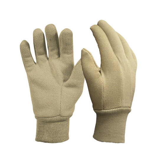 Digz Women'S Indoor/Outdoor Jersey Cotton Gardening Gloves Khaki M 1 Pk