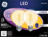GE G25 E26 (Medium) LED Bulb Soft White 25 Watt Equivalence 2 pk