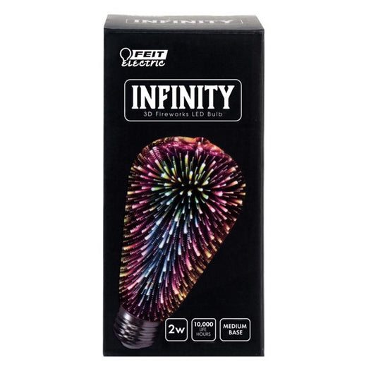 Feit Infinity ST19 E26 (Medium) LED Bulb Color Changing 1 pk