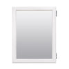 Zenna Home 19.25 in. H X 15.25 in. W X 4.25 in. D Rectangle Medicine Cabinet/Mirror