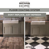 Rust-Oleum HOME Matte Deep Tint Base Floor Coating Kit 1 qt (Pack of 2)