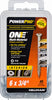 Hillman POWERPRO ONE No. 6 X 3/4 in. L Star Flat Head Multi-Material Screw 45 pk