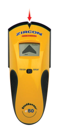 Zircon WireWarning e50 6.66 in. L X 2.80 in. W Stud Sensor 1-1/2 in. 1 pc - Open Box