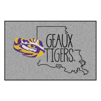 Louisiana State University Southern Style Rug - 19in. x 30in.