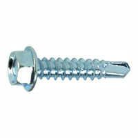 Grip-Rite Pro-Twist No. 8 Sizes x 1 in. L Hex Head Sheet Metal Screws 1 lb.