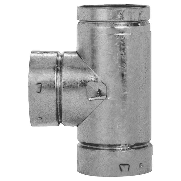 Tubo de ventilación de gas redondo de aluminio/acero galvanizado Selkirk de 6 pulg. de diámetro x 10,5 pulg. de largo (paquete de 6)
