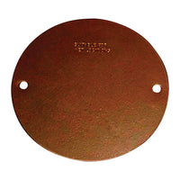 Sigma Electric Round Stamped Steel 4.13 in. H X 4.13 in. W Flat Box Cover