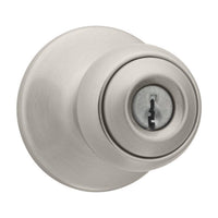 Kwikset Polo Satin Nickel Entry Knobs 1-3/4 in.