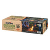 Duraflame Outdoor Wax/Biomass Fibers Stackable Crackling Firewood Mini Logs 3 pk