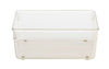 InterDesign  3 in. H x 8 in. W x 8 in. L Clear  Plastic  Drawer Organizer