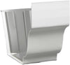 Amerimax 5 in. H x 5 in. W x 5 in. L White Aluminum K Slip Joint Connector (Pack of 30) - Open Box
