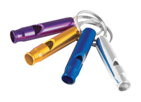 Performance Tool Aluminum Assorted Whistle Key Chain (Pack of 40).