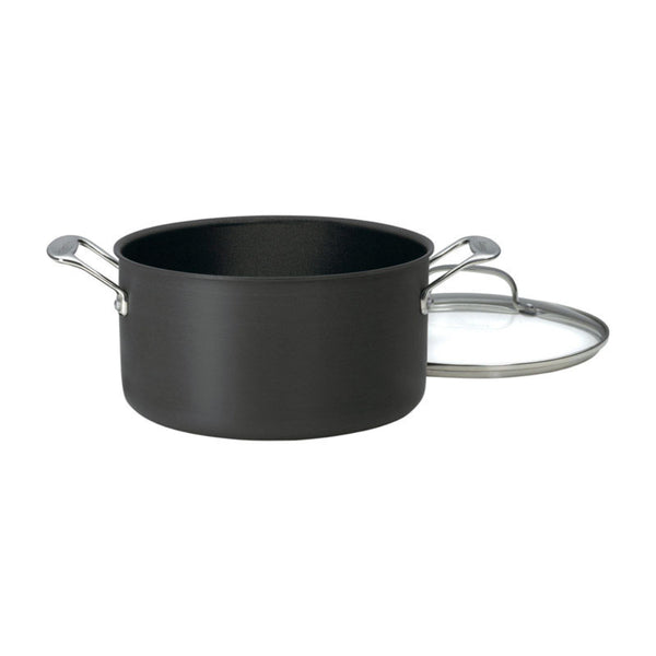 Cuisinart Chef's Classic Stainless Steel Stock Pot 6 qt Black