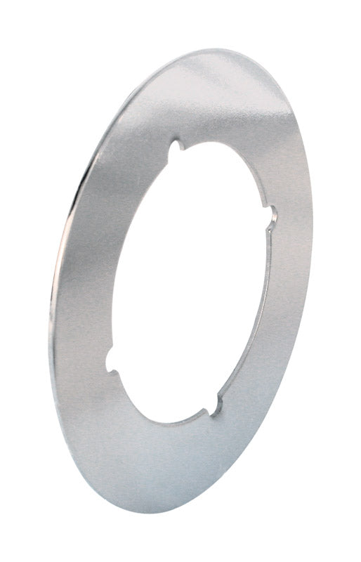 Prime-Line Chrome Silver Steel Lock Back Plate 2 pk