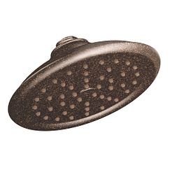 Oil rubbed bronze one-function 7" diameter spray head eco-performance rainshower