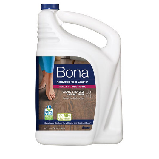 Bona Hardwood Floor Cleaner Liquid 128 oz (Pack of 4)