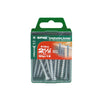 SPAX No. 10 x 2-1/2 in. L Phillips/Square Flat Head Zinc-Plated Steel Multi-Purpose Screw 12 each