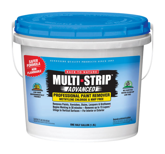Back to Nature Multi-Strip Advanced Professional Strength Paint Remover 1/2 gal (Pack of 4).