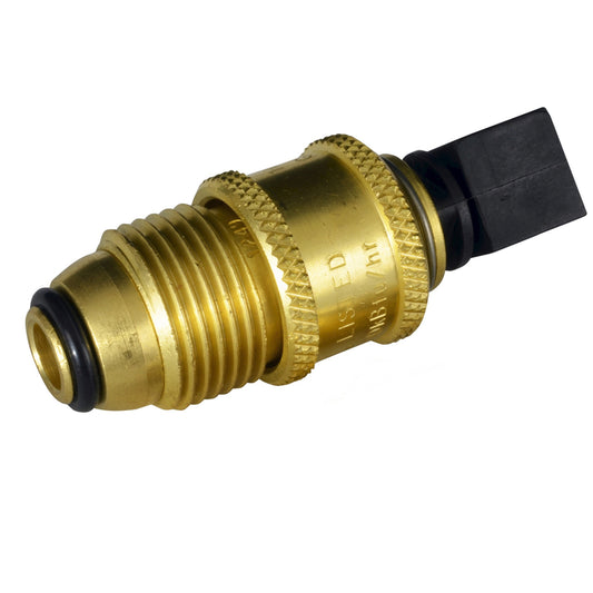 Mr. Heater Brass Quick Connect x Excess Flow Soft Nose P.O.L Propane Grill Adapter