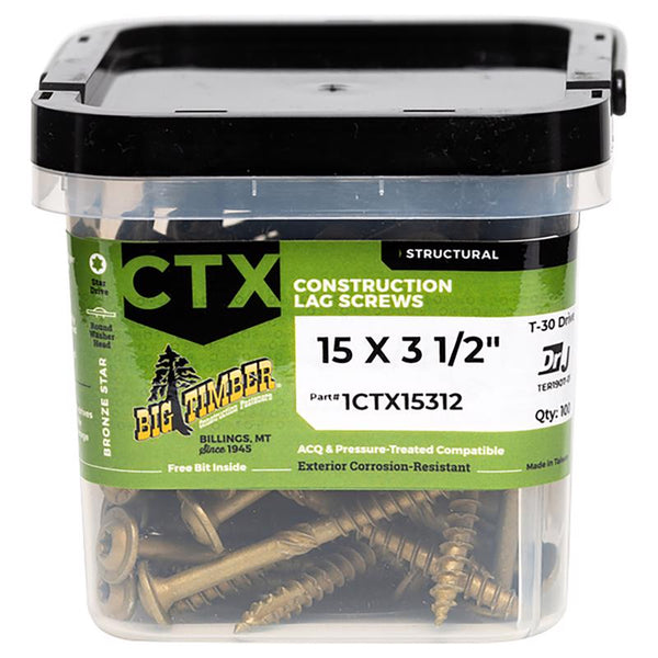 CNSTRCTN SCREWS 3-1/2"L