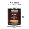 Old Masters Semi-Transparent Maple Oil-Based Alkyd Gel Stain 1 qt