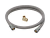 BrassCraft Speedi Plumb Plus 3/8 in. Compression pc X 3/8 in. D Compression 48 in. Steel Dishwasher