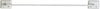 Decko White Towel Bar 12 in. L Steel