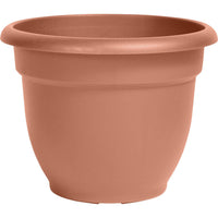 Ariana Planter, Plastic, Self-Watering, Bell Shape, Terra Cotta, 12-In. (A)