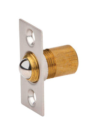 Ives by Schlage 1.5 in. H X 0.75 in. W X 1 in. D Satin Nickel Brass Ball Catch